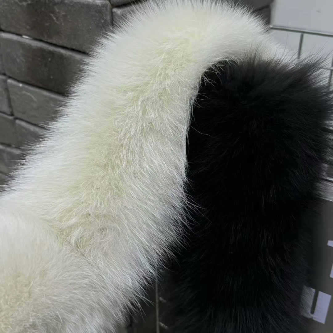 鑫燃KIKI 时尚小众百搭狐狸毛毛领 626 7+