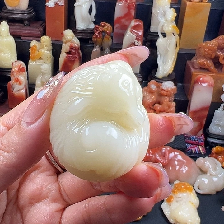 用***0寿山石老性芙蓉石