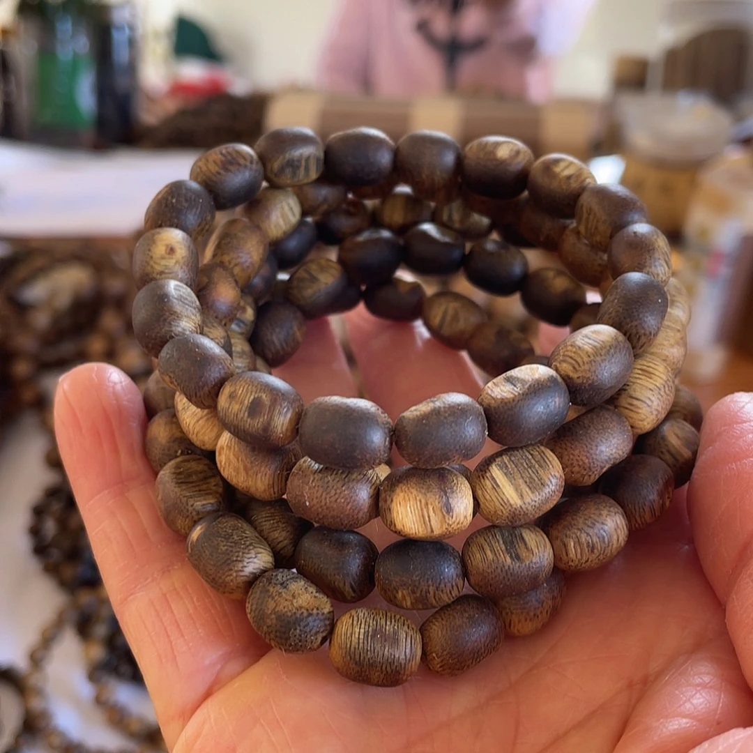 手串沉香大瘤疤单圈6克多样拍一