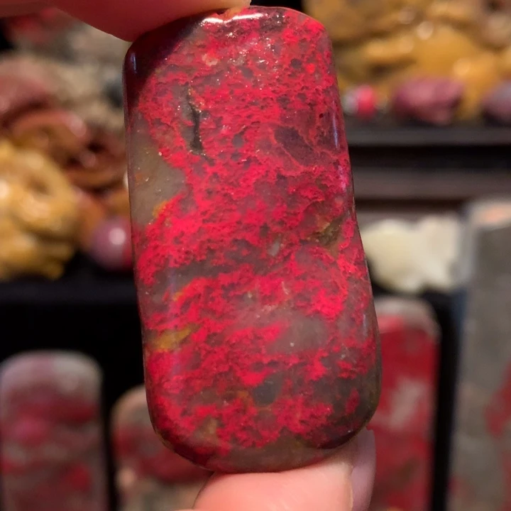 昌化石昌化鸡血挂件