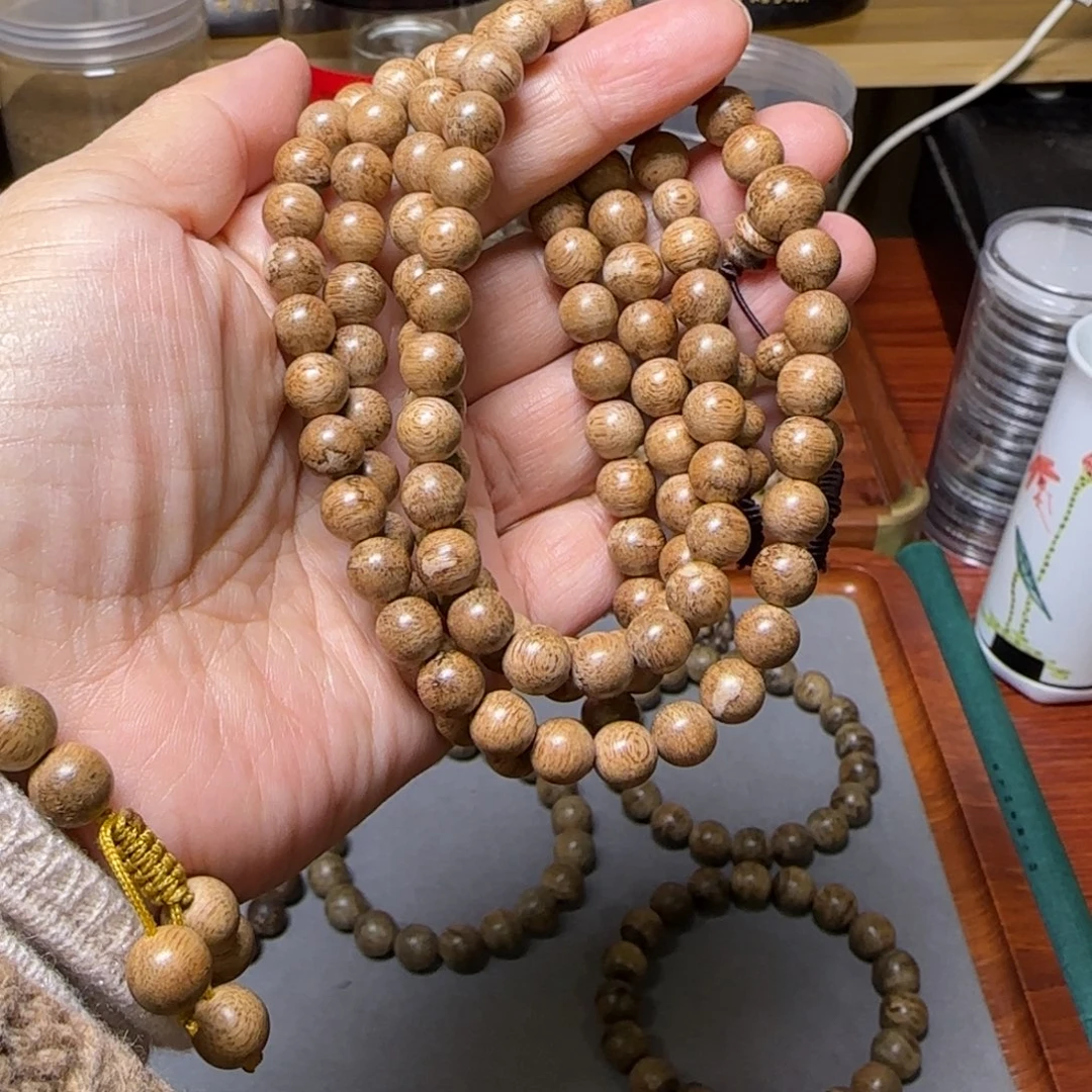 手串沉香马泥涝老料8.5mm26克