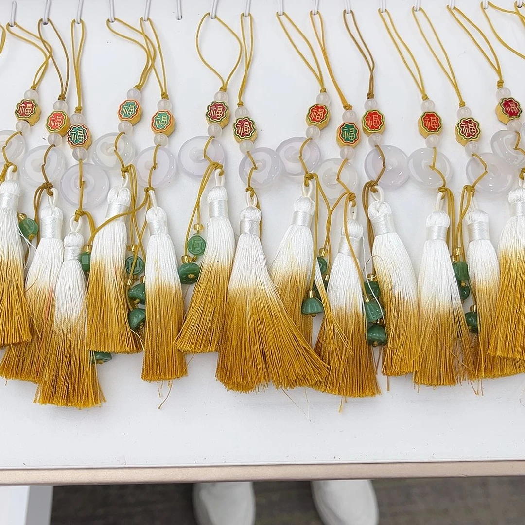 玛瑙/玉髓车挂未镶嵌玉髓平安扣多样性发一件