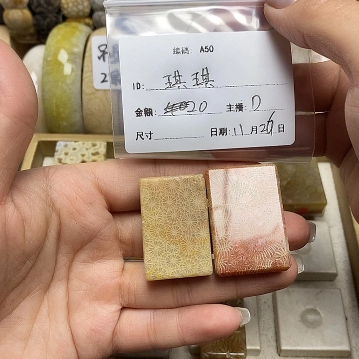 T***琪硅化玉未镶嵌好看