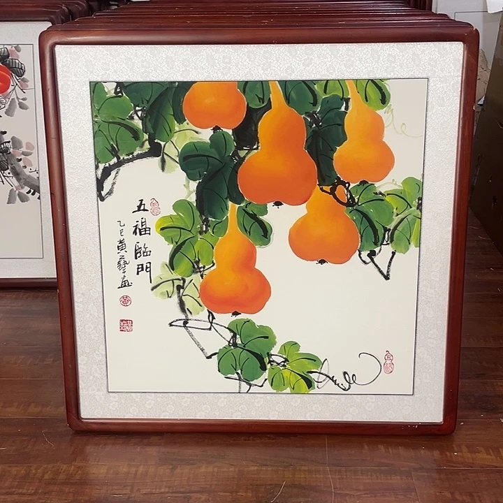 国画带框尺寸63*63厘米