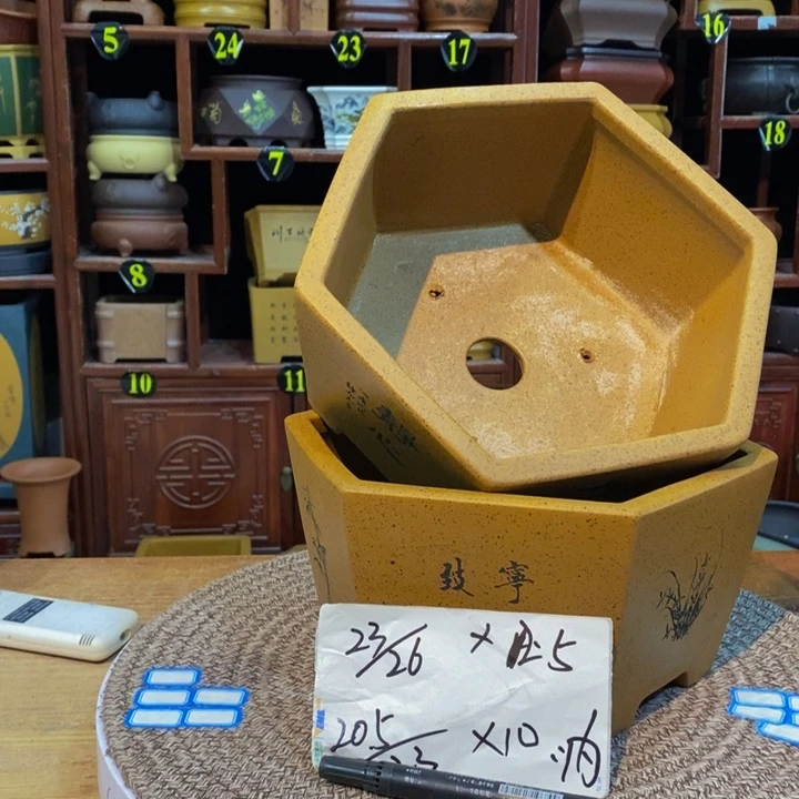 紫砂花盆紫砂花盆