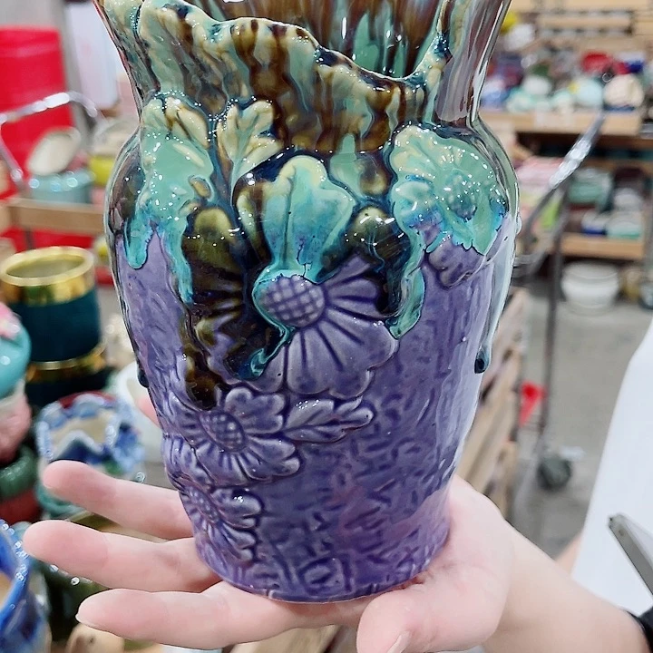 有孔，凑10元包邮陶瓷花盆发货！