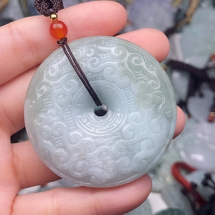 翡翠未镶嵌颈饰翡翠双面