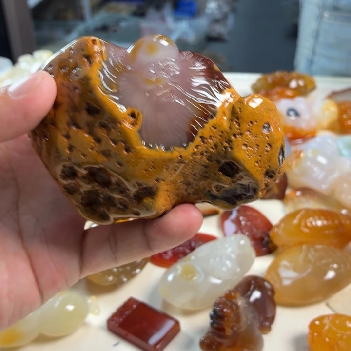 玛瑙/玉髓吊坠(不含链)未镶嵌