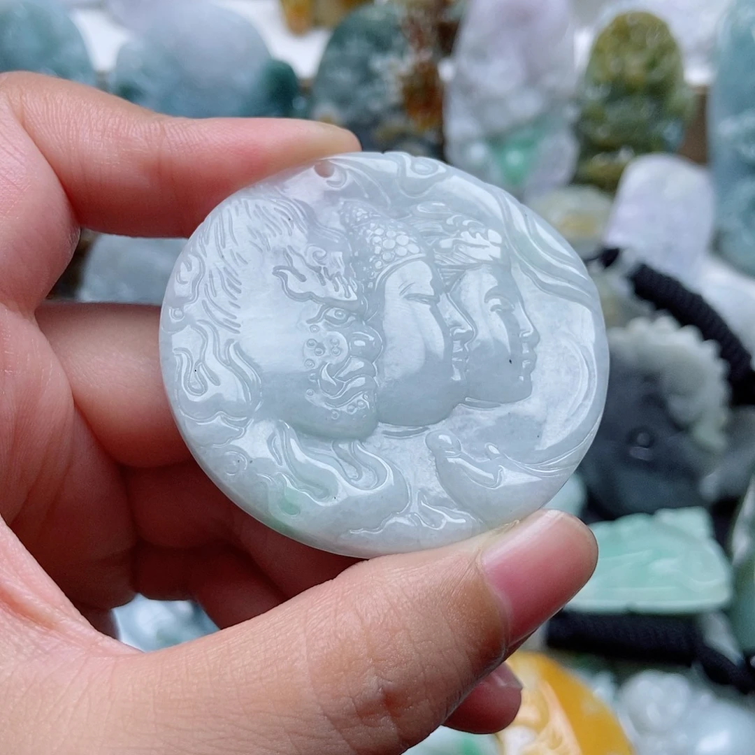 翡翠未镶嵌颈饰翡翠