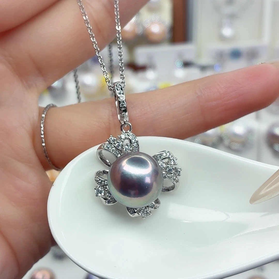 淡水珍珠颈饰合金F