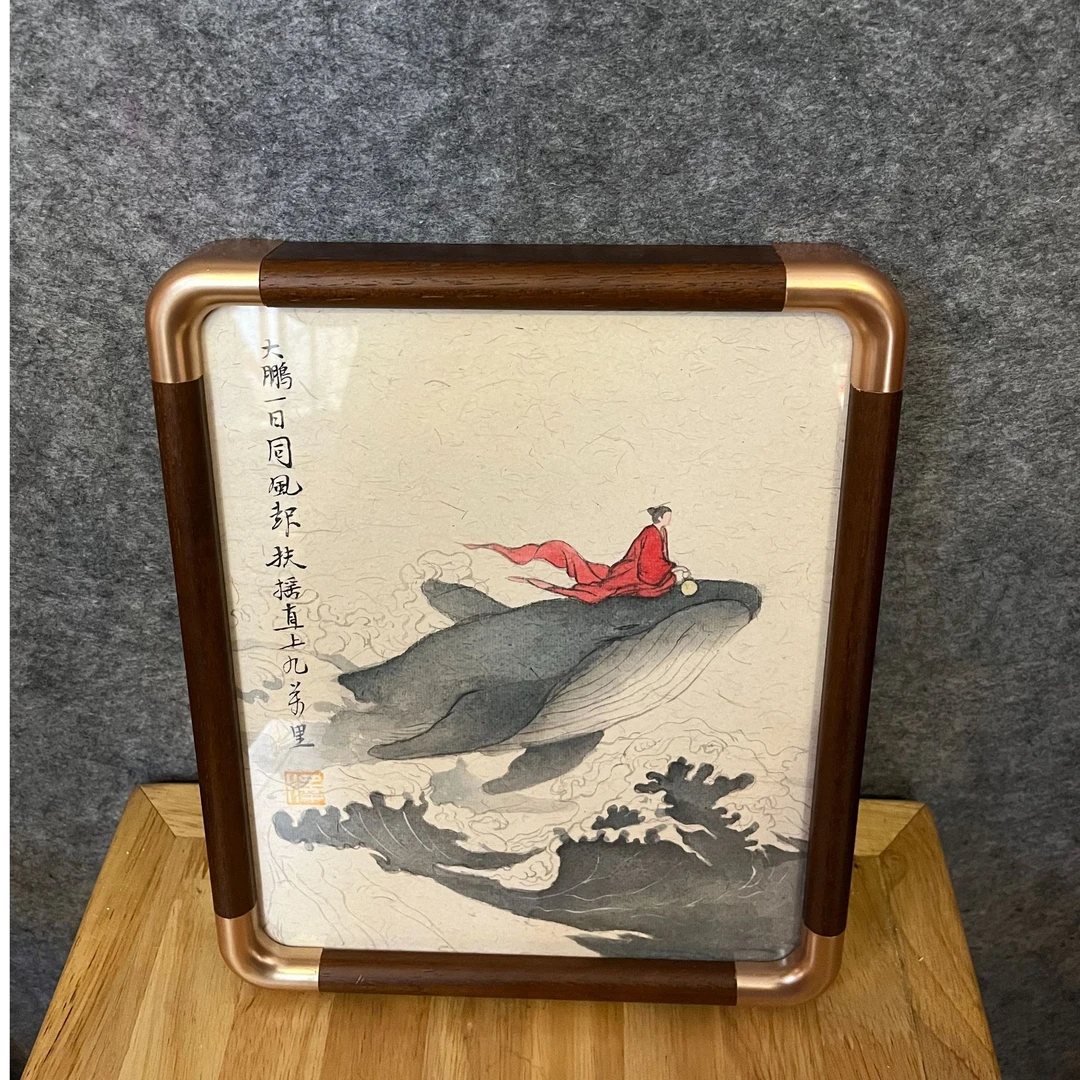 《大鹏一日同风起》国潮氛围感艺术摆件22*27CM