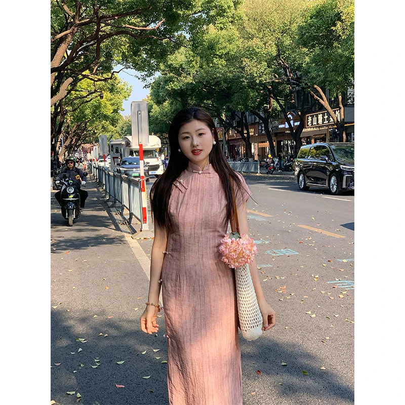 向南飞FLY《金粉世家》日常改良文艺少女新中式旗袍气质国风连衣裙