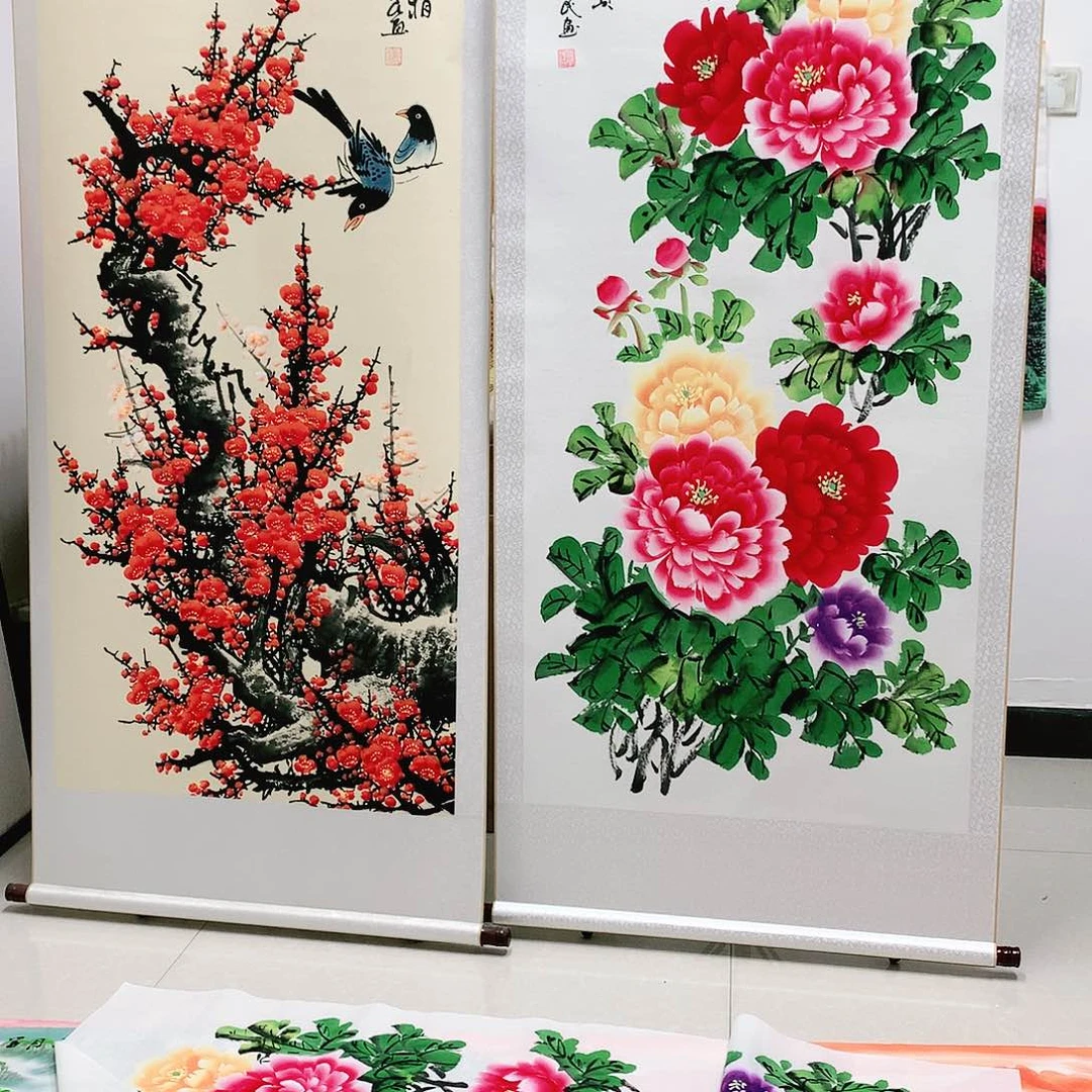 【闪购商品】国画牡丹