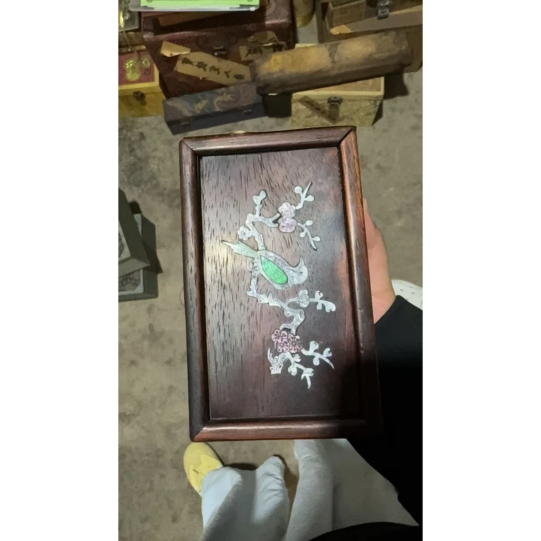 精品摆件闷盒打开带盒