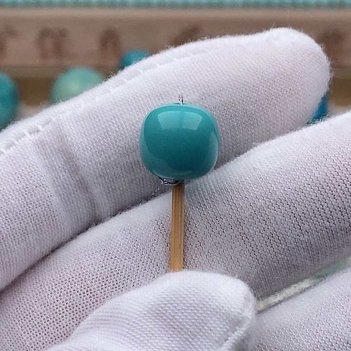 绿松石珠宝奇石未镶嵌7*