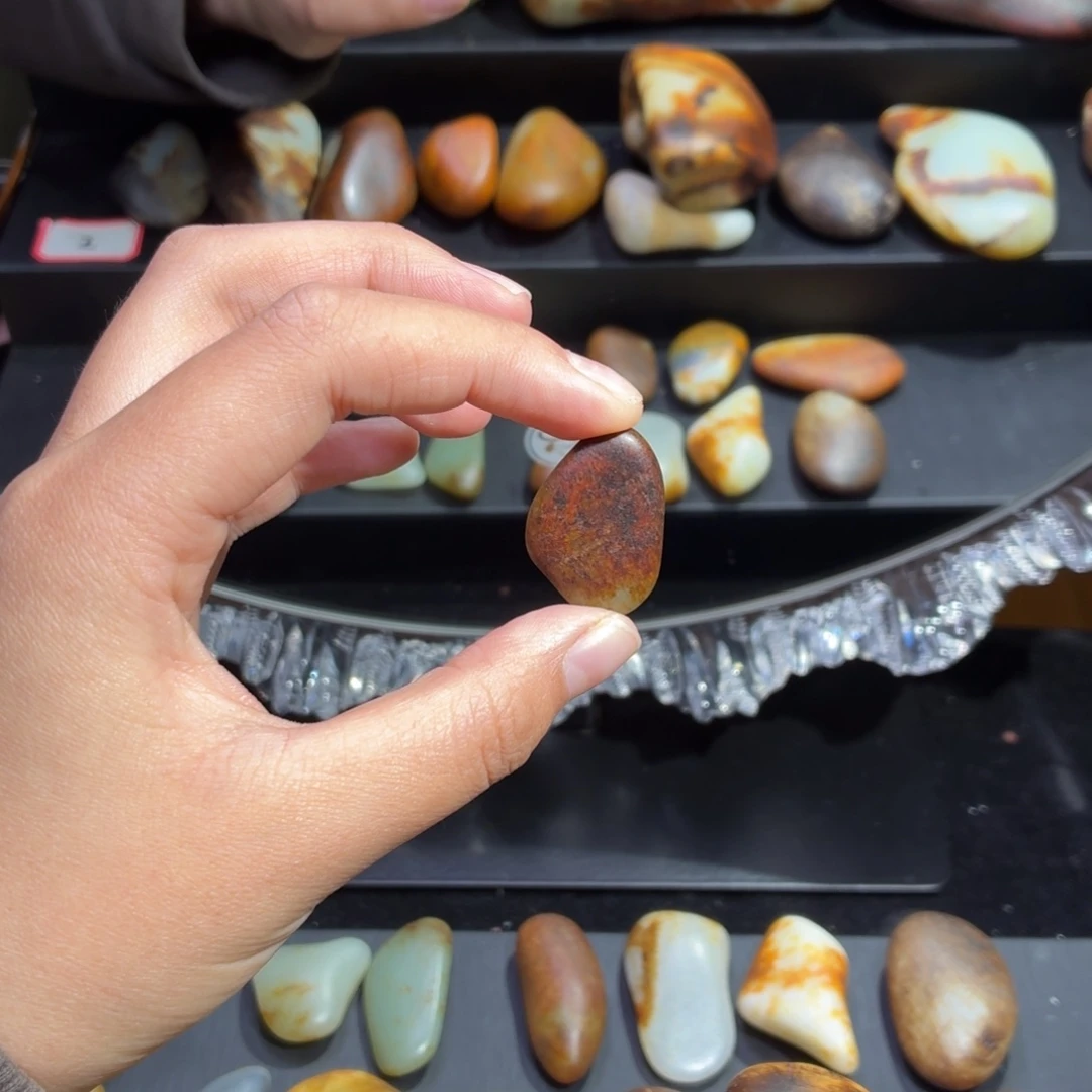 和田玉未镶嵌挂件8.4