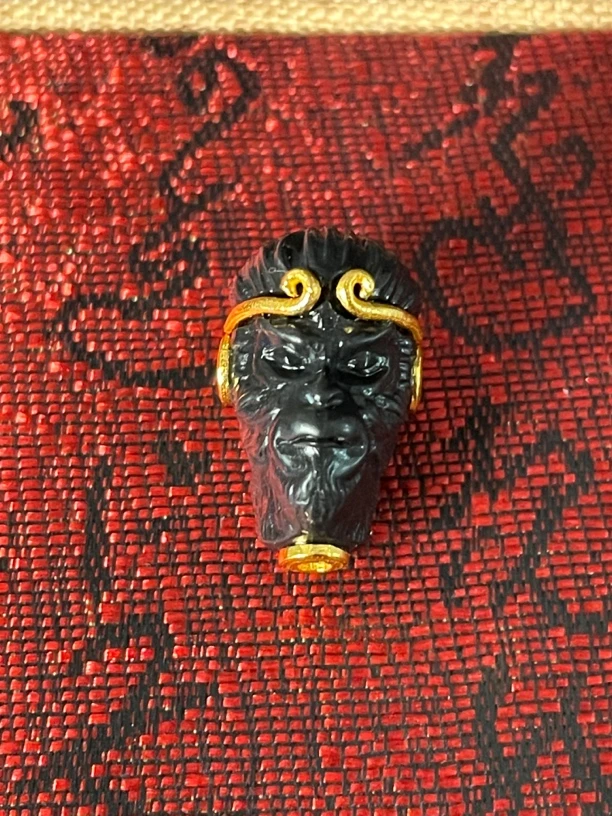 非金属树脂吊坠 密胺黑悟空三通