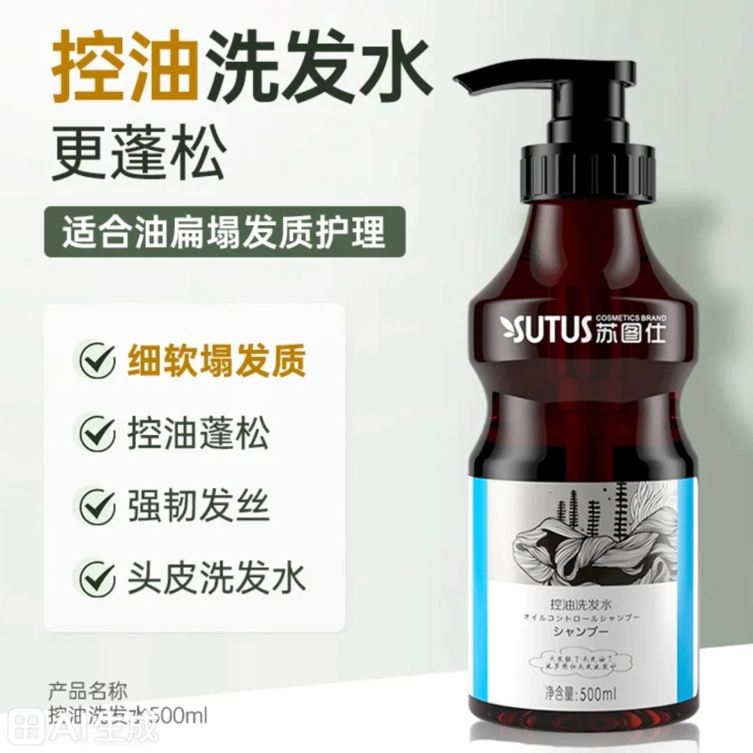 苏图仕洗发水控油去屑止痒滋润保湿蓬松清爽柔顺顺滑洗发露