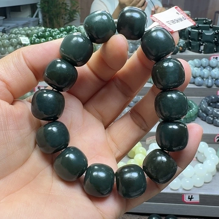 手链未镶嵌和田玉新疆且末蓝糖老型卡16