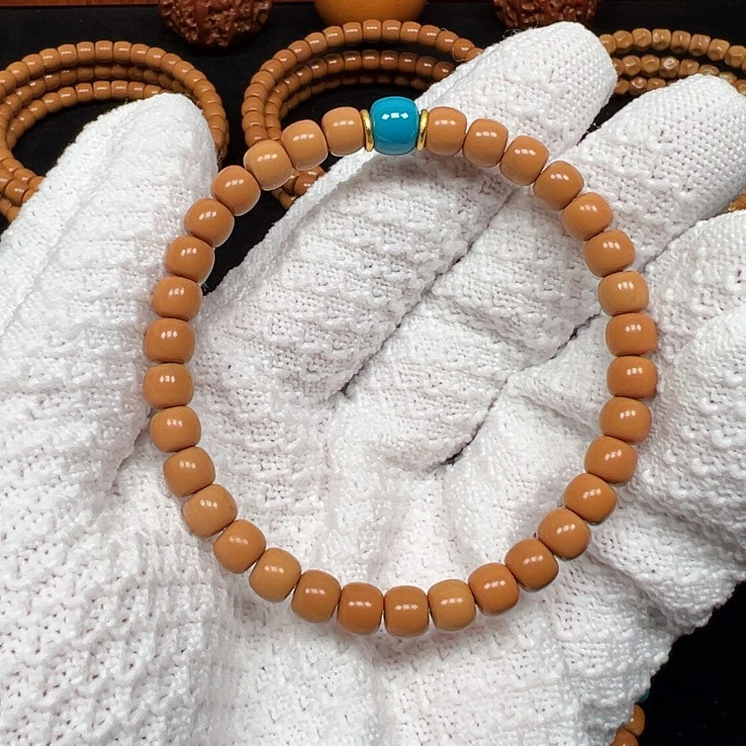 橄榄核手串/手链橄榄核尖老挝老型单圈6.7