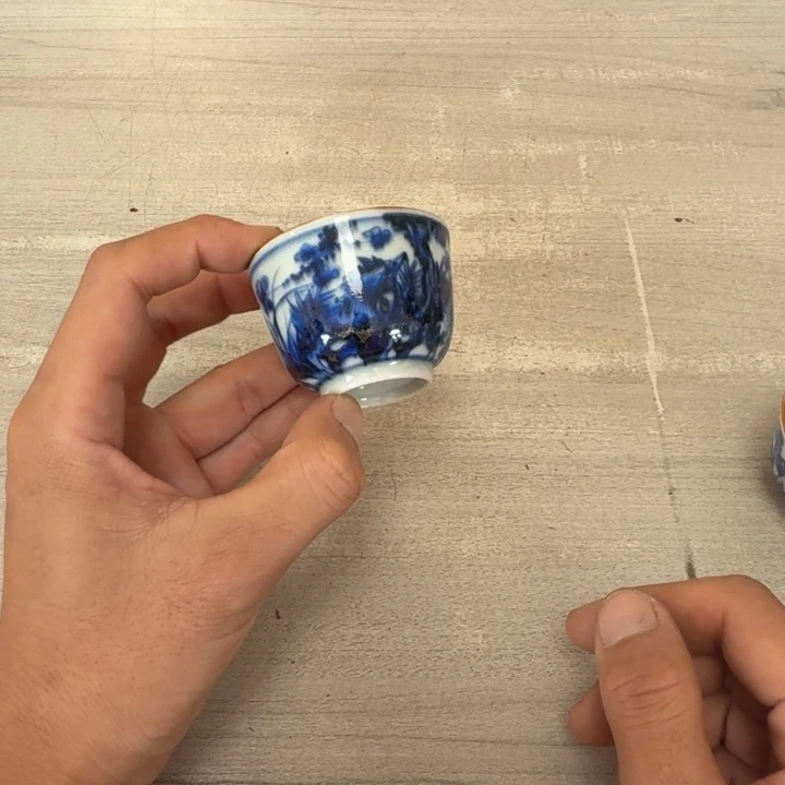瓷片茶道具工艺品