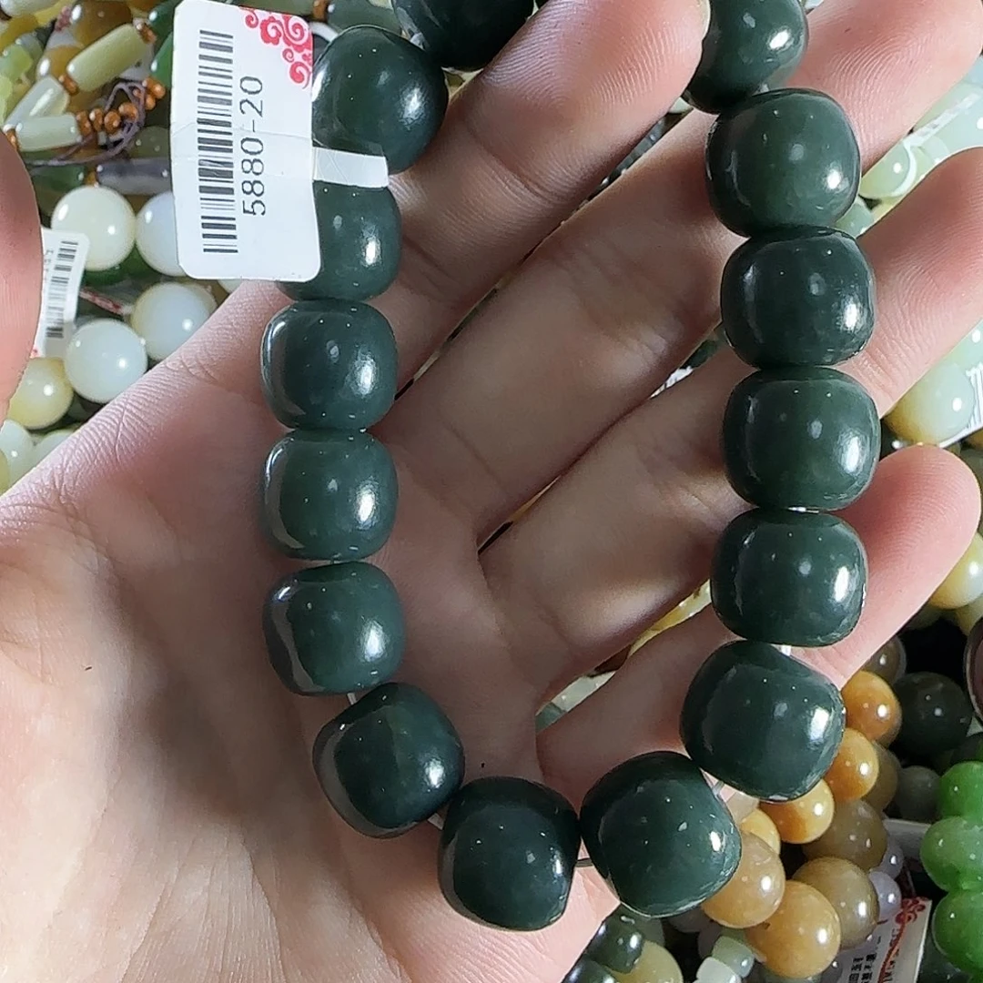 和田玉手链未镶嵌190