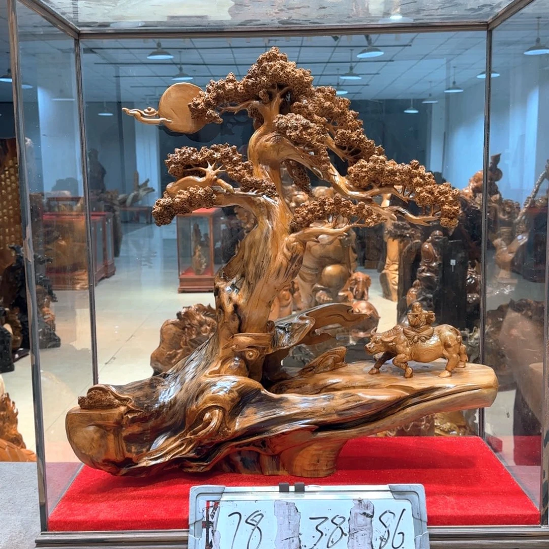 爱***动木工艺品摆件摆件
