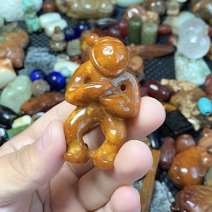 和田玉未镶嵌颈饰148