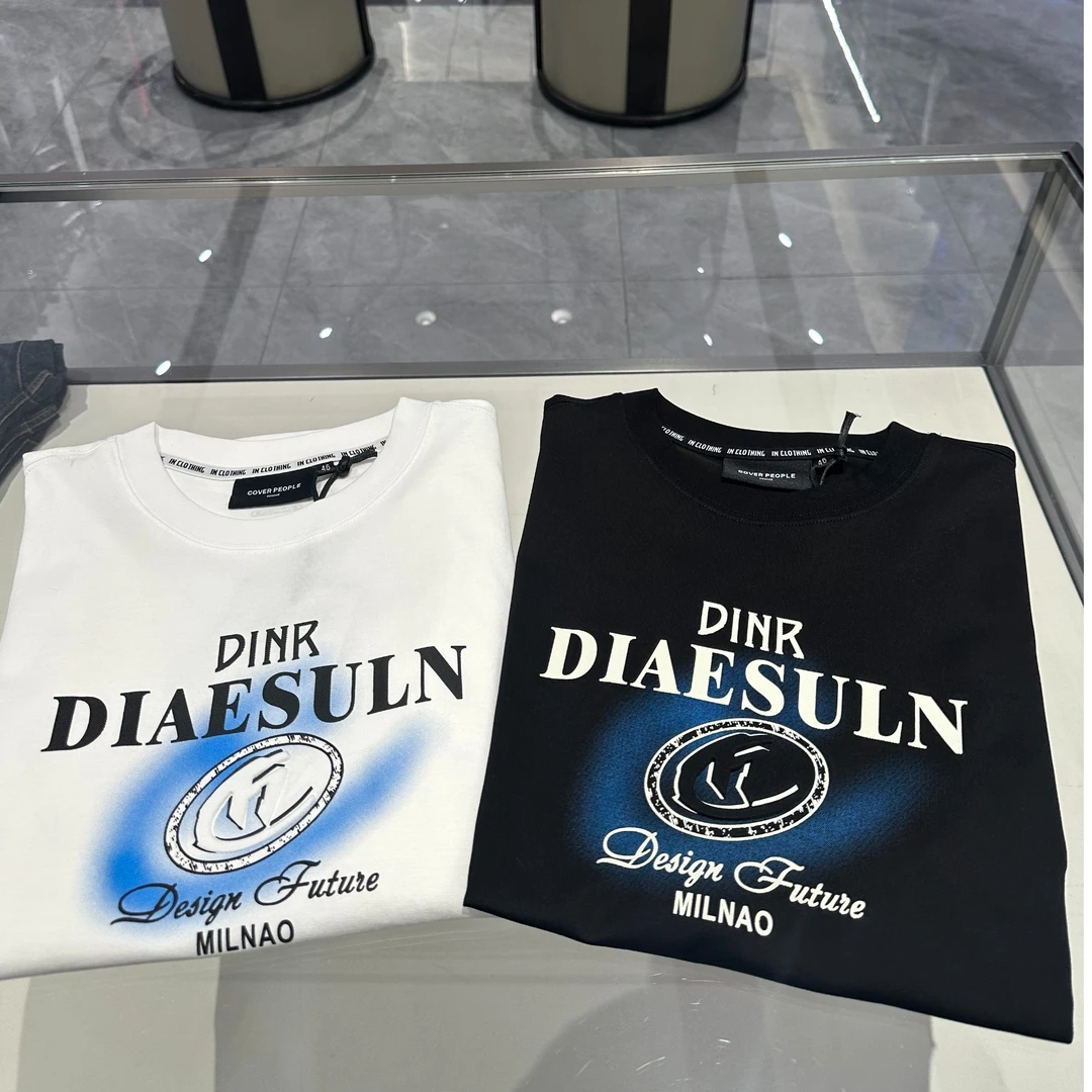 运动日常春夏圆领常规印花T恤宽松男士百搭