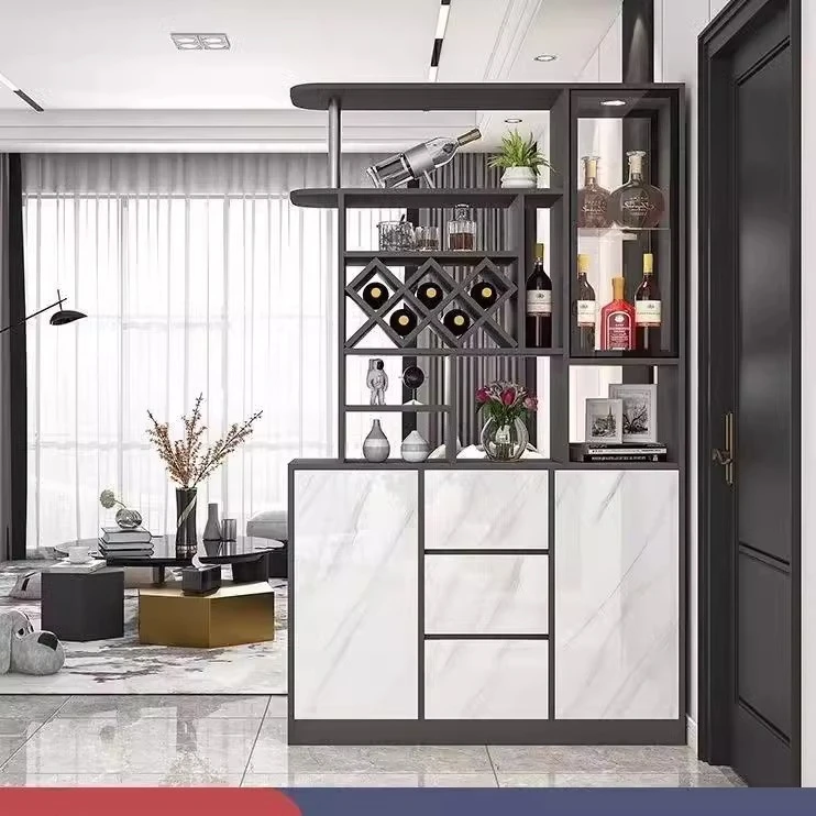 玄关柜鞋柜一体家用门口门厅柜轻奢双面屏风隔断客厅柜酒柜小户型