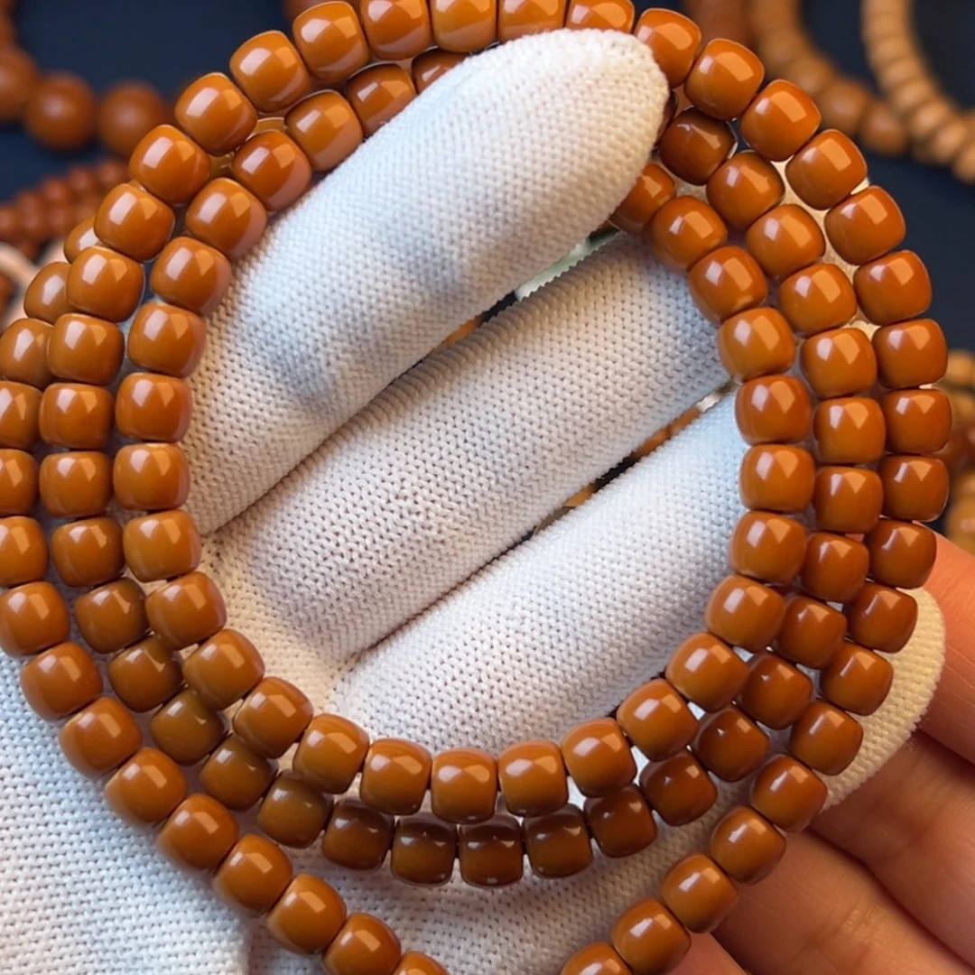 咸***身手串/手链橄榄核橄榄核尖直切微倒脚挂脖0.7cm