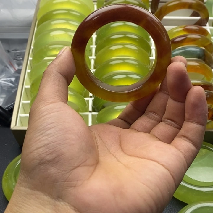 蛇纹石玉合金手镯54