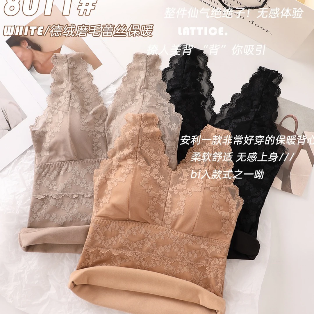 秋冬义乳保暖背心，长款德绒磨打底背心，乳腺术后义乳美背