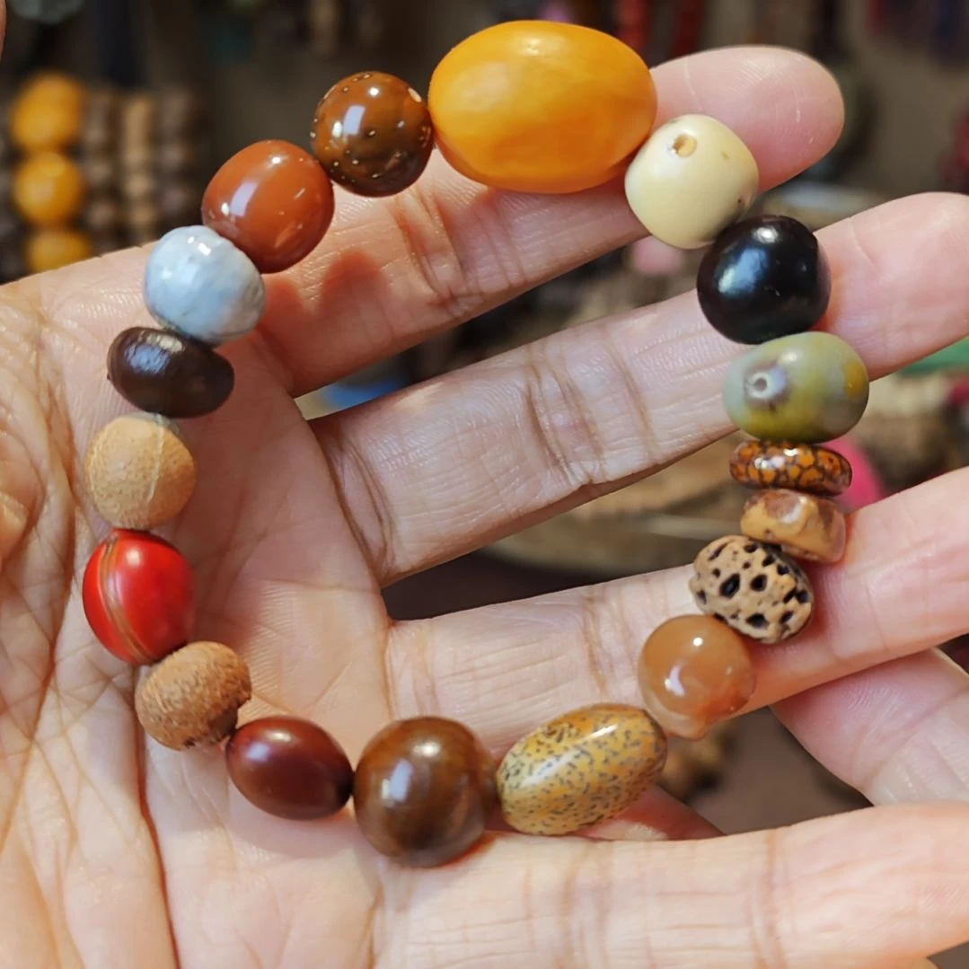 吊坠紫金鼠18籽菩提