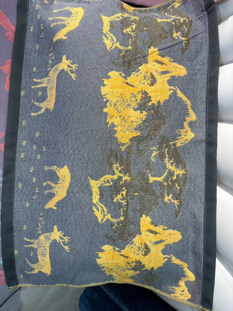江山逐鹿52*78（一对装）高密枕巾柔软高档透气枕巾
