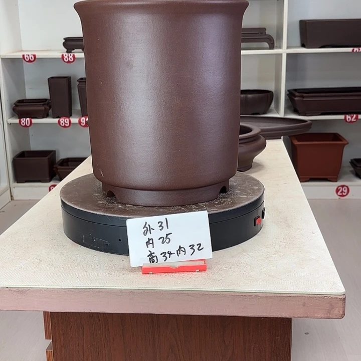 卖***柴紫砂花盆圆千筒盆