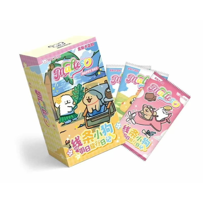 Y【吃吃合集】奥斯卡-线条小狗 收藏卡牌盲盒国产二创（默认代拆）