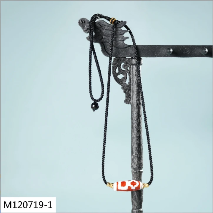【老掌柜】多图腾/红肉玛瑙项链 M120719