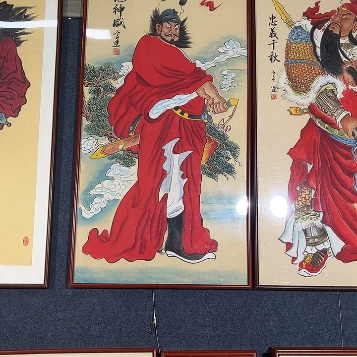 俊***兆国画纯手绘钟馗神威图