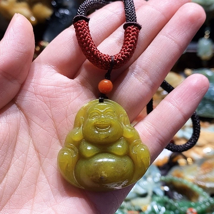 岫玉未镶嵌毛衣链