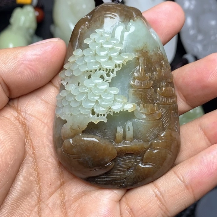 颈饰未镶嵌和田玉