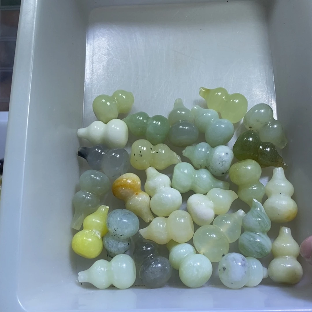 合金蛇纹石玉颈饰134