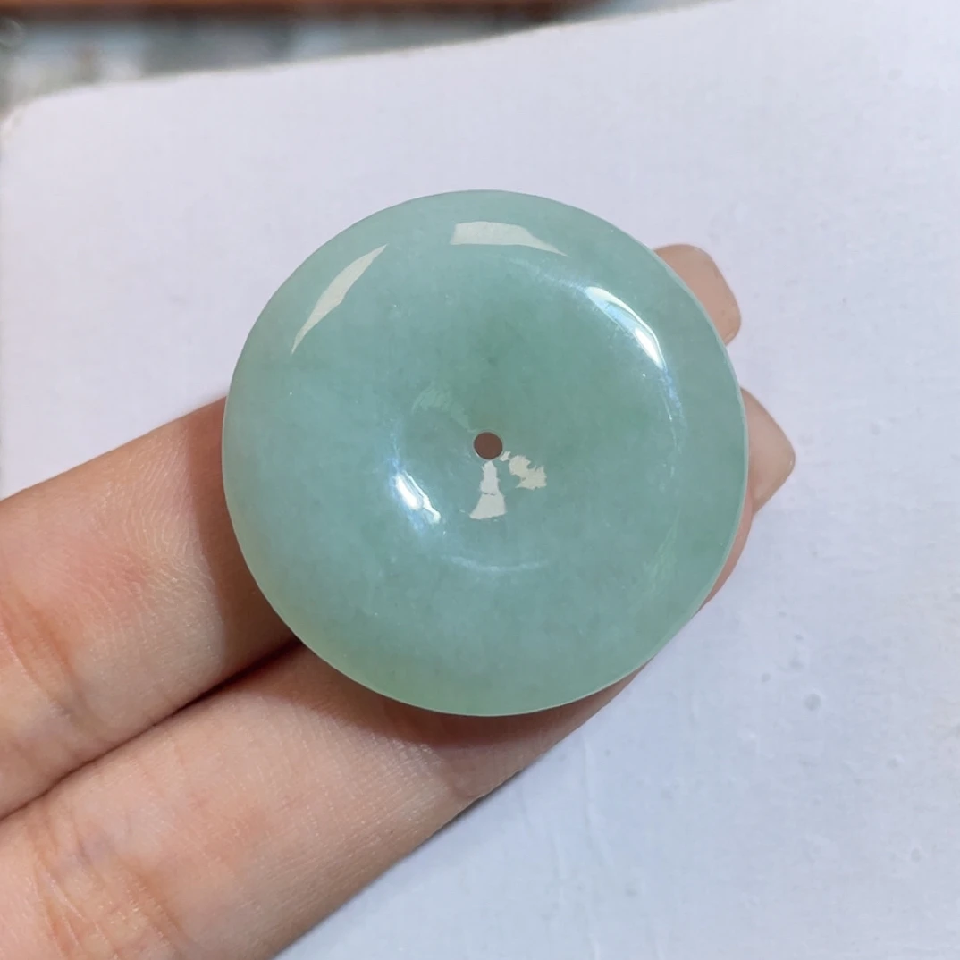 满绿底大平安扣男女同款