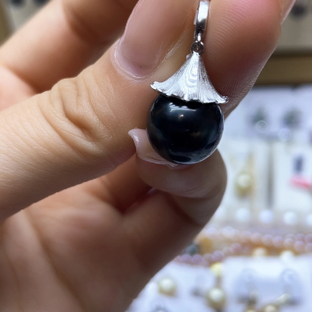 海水珍珠颈饰银S925镶嵌