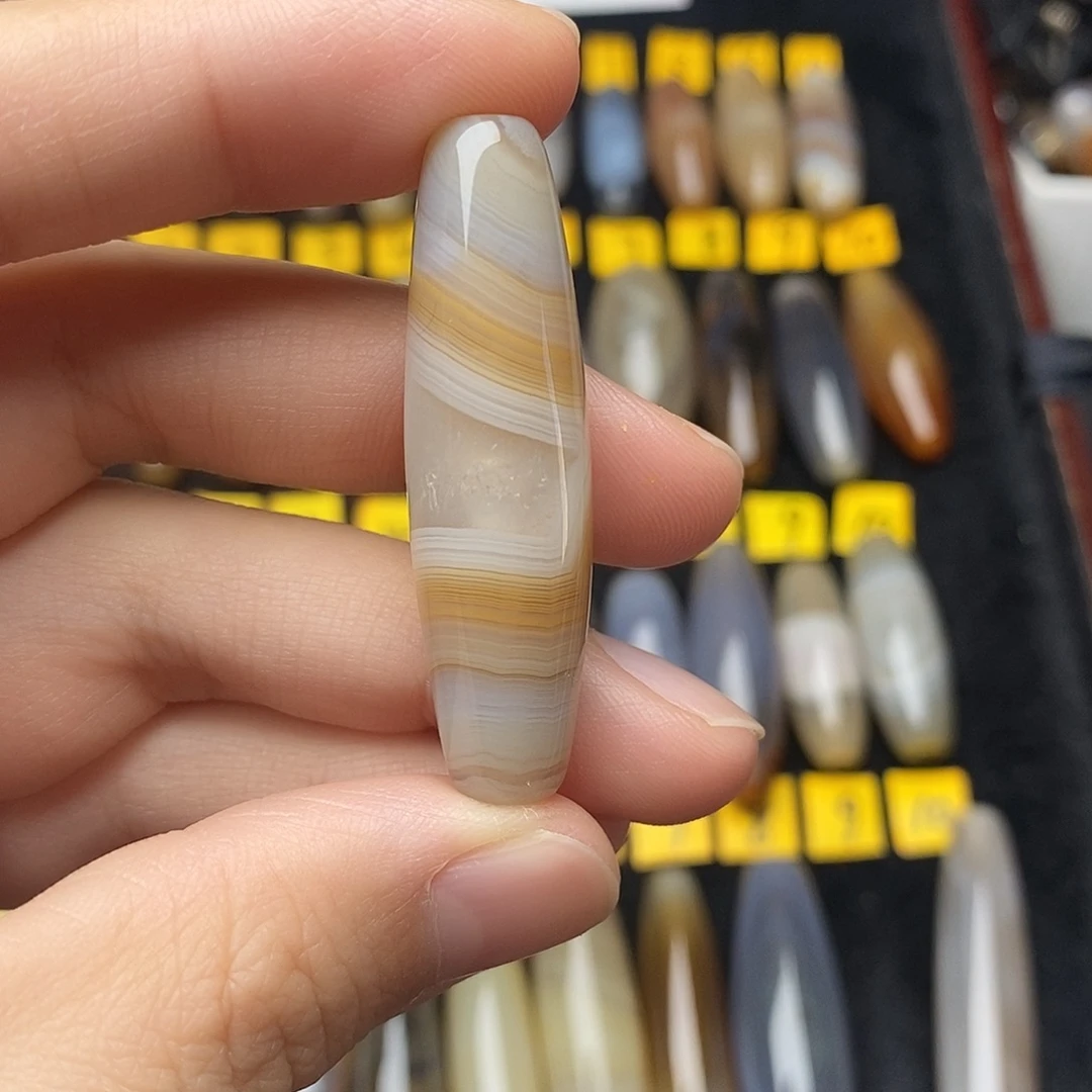 幻***影玛瑙/玉髓未镶嵌颈饰