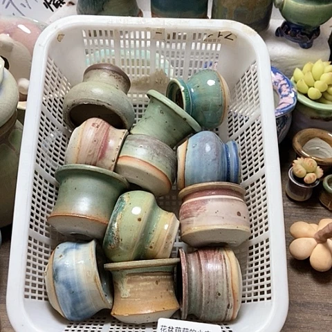 紫砂花盆103微瑕品口径3到4左右