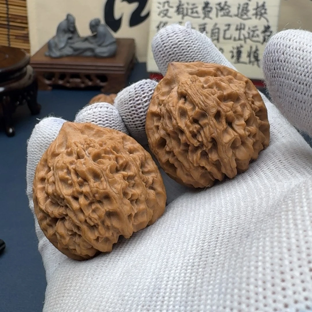 憨***π手串/手链核桃文玩核桃文玩核桃药王谷