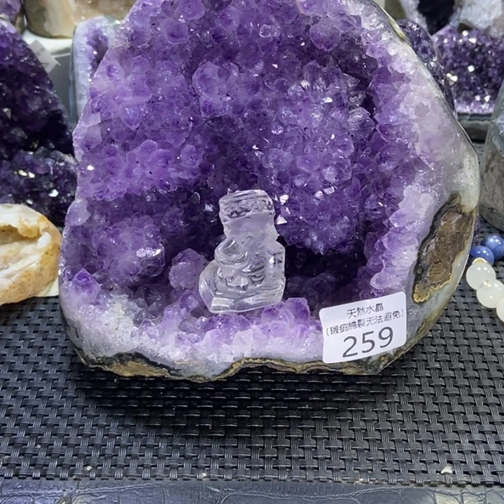 紫晶大型摆件（非配饰）未镶嵌小潘