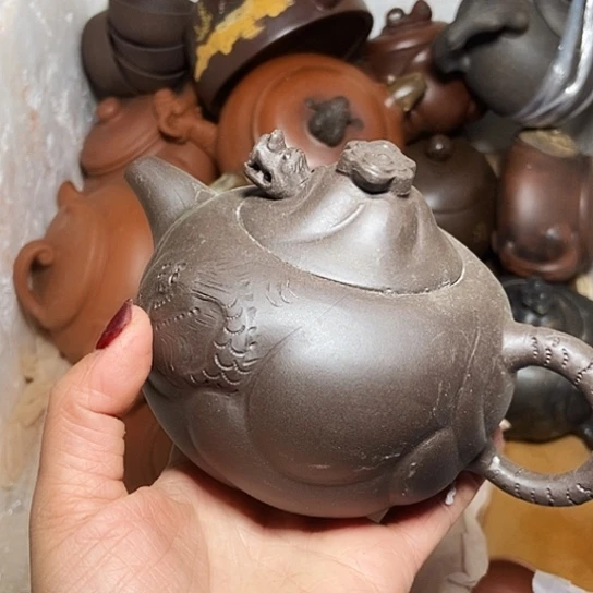 全手工制作宜兴紫砂壶