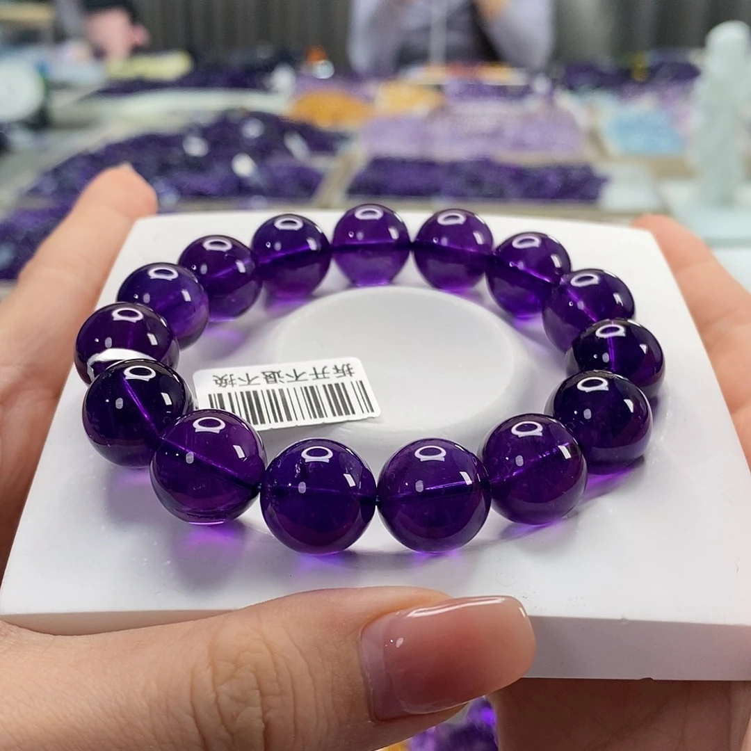 未镶嵌手链水晶用****0乌拉圭高品质14m